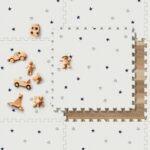 Baby Foam Play Mat, PIGLOG 72x48 Baby Crawling Mat, Floor Mats for Kids for Infants with Interlocking Floor Tiles, Toddler Playmats for Indoor and Outdoor, Easy to Clean Playroom Mats, Star - Image 4