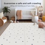 Baby Foam Play Mat, PIGLOG 72x48 Baby Crawling Mat, Floor Mats for Kids for Infants with Interlocking Floor Tiles, Toddler Playmats for Indoor and Outdoor, Easy to Clean Playroom Mats, Star - Image 8