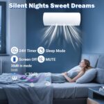 18000BTU Mini Split Ac/Heating System,19 SEER2 230 V AC Unit Cools Rooms up to1250 Sq. Ft, L Panel Indoor Unit Split Air Conditioner,Energy Efficient Inverter AC w/Heat Pump,Low Noise (42 db) - Image 5