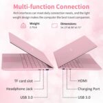 15.6" Laptop Computer Notebook, 4-Core N95 Processor, FHD Display, Backlit Keyboard, Fingerprint, Webcam, Bluetooth, WiFi, Win 11 Pro, 10TB Upgradeable, T152A, 32GB RAM, 1TB SSD, Pink - Image 8
