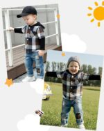 NZRVAWS Toddler Baby Boy Clothes Infant Outfit Boys Hoodie Sweatsuit Ripped Jean Fall Winter Little Boy Clothing 6M-7T - Image 3
