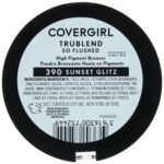 COVERGIRL Trublend So Flushed High Pigment Bronzer, Sunset Glitz, 0.33 Oz, 1 Count (Pack of 1) - Image 3