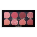 Revolution Beauty London, Ultra Blush Palette, 8 Pigmented Shimmer & Matte Makeup Shades, Blendable Powder Blush Formula, Vegan & Cruelty-Free, Sunset Burst - Image 4