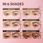 Covergirl Clean Fresh Brow Filler Pomade, 400 Soft Brown, Eyebrow Pencil, Ultra-Precise Tip, Creamy Formula, Highly Pigmented, Soft Matte Finish, Vegan Formula, 0.007oz - Image 4