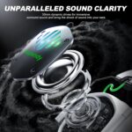 Wireless Gaming Headset for PS5, PS4, PC, Switch, Mac, Mobile, USB & Type-C 2.4GHz Gaming Headphones with 50mm Drivers, 3D Surround Sound, ENC Noise Cancelling Mic, RGB Lights, 50-Hr Playtime - Image 3