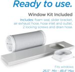 BLACK+DECKER Smart Portable Air Conditioner with Heat, 12,000 BTU (8,000 BTU SACC) Cooling, 9,000 BTU Heating for Rooms up to 550 Sq. Ft., Follow Me Remote, BPACT12HWT, White - Image 7