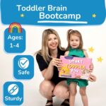 TOYVENTIVE Books, Toddler Flash Cards, and Puzzles – Educational Toys and Birthday Gifts for 1, 2, 3 Year Old Girl, Preschool Learning Activities and Games, Colors, Shapes, Letters, Numbers - Image 3