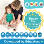 TOYVENTIVE Books, Toddler Flash Cards, and Puzzles – Educational Toys and Birthday Gifts for 1, 2, 3 Year Old Girl, Preschool Learning Activities and Games, Colors, Shapes, Letters, Numbers - Image 6