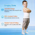 GRPSKCOS Baby Toddler Socks with Grip - 9 Pairs Anti-Skid Non Slip Kids Socks - Image 3
