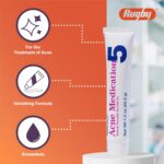 Rugby Acne Medication - Benzoyl Peroxide Gel USP 5% - Vanishing Formula - Greaseless - Helps to Clear Up Acne Pimples - 1.5 Oz. (1 Pack) - Image 4