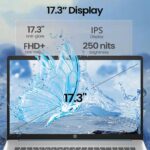 HP 17.3" FHD Business Laptop 2025/2026 Edition, Powerful AMD Ryzen 5 7000 Series CPU (Beats Intel i7-1355U), 16GB RAM, 256GB SSD, USB-C, HDMI, Wi-Fi 6, Windows 11 + Copilot, w/WOWPC USB - Image 5