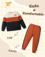 NZRVAWS Toddler Baby Boy Clothes Pullover Sweater Ripped Jean Sweatsuit Little Boy Outfit Fall Winter Clothing Set 6M-7T - Image 6