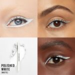 Maybelline TattooStudio Long-Lasting Sharpenable Eyeliner Pencil, Glide on Smooth Gel Pigments with 36 Hour Wear, Waterproof, Polished White, 1 Count - Image 3