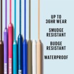 Maybelline TattooStudio Long-Lasting Sharpenable Eyeliner Pencil, Glide on Smooth Gel Pigments with 36 Hour Wear, Waterproof, Polished White, 1 Count - Image 4