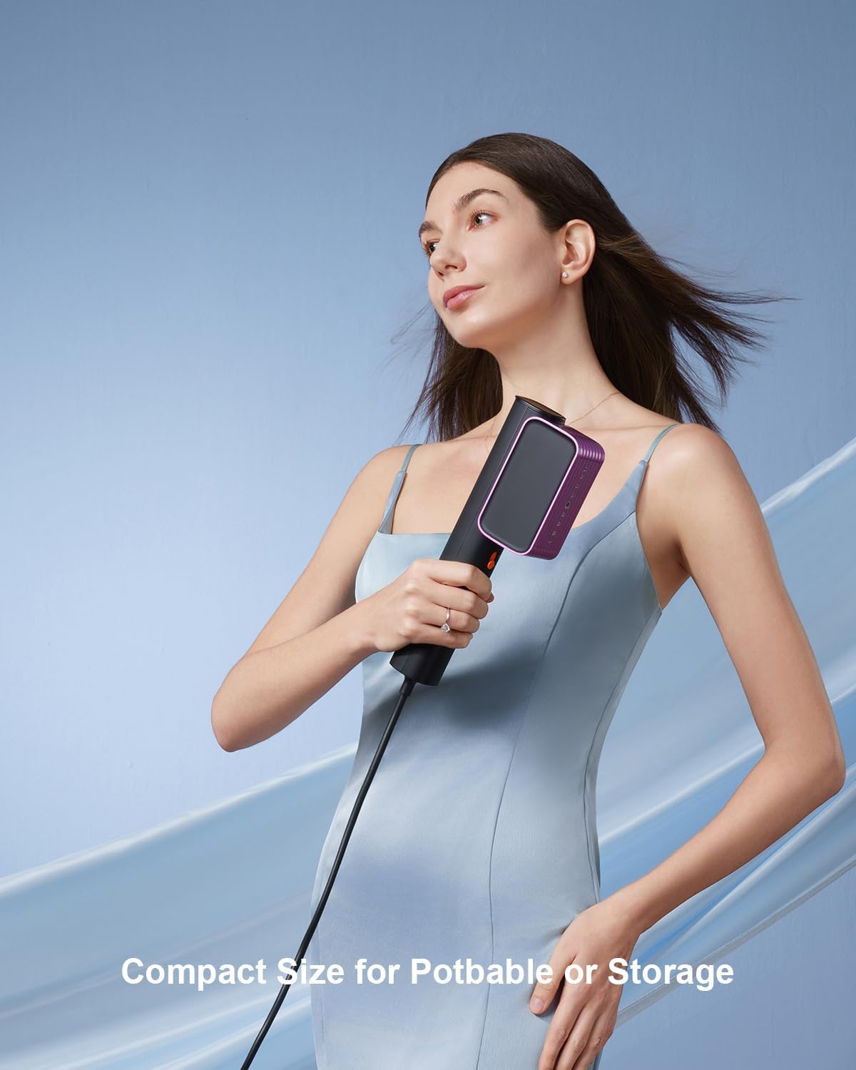 G7 2-in-1 Professional 100-240V Dual Voltage Steamer for Clothes and Iron for Clothes, Just 1lbs Lightly, 8 Minutes of Continuous Steam, 1000W Portable Steamer for travel and home - Image 5