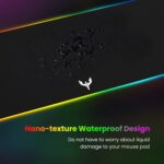 BladeHawks Extra Large RGB Gaming Mouse Pad-14 Light Modes, Extended Soft LED Mouse Pad, Anti-Slip Rubber Base, Computer Keyboard Mousepad Mat (31.5 x 12 Inch) - Image 5
