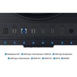 Samsung 27” Odyssey G7 G70F FHD Resolution Gaming Monitor, Fast IPS Dual Mode, 4K 180Hz Refresh Rate, NVIDIA G-Sync Compatible, AMD FreeSync™ Premium, Ergonomic Stand, LS27FG706ENXZA - Image 8