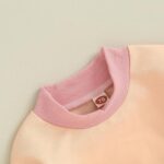 Fernvia Toddler Baby Girl Clothes 3 6 9 12 18 24 Months Fall Outfits Solid Long Sleeve Sweatshirt Tops + Pants Set - Image 3