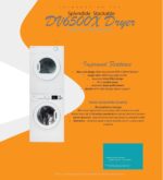 Splendide WFL1300XD Washer & DV6500X Dryer Stacked Bundle with Vent Kit & SK03 Stack Kit Included + Starter Laundry Powder - Freight Delivery - Image 3