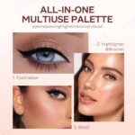 KYDA 18 Colors All In One Makeup Palette, Include Highlighter Bronzer Blush and Eyeshadow, Face Cosmetics Gifts for Women, Contour Palettes Beauty for Festivals, Travel Mini Makeup, Set A - Image 5