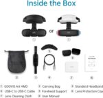 GOOVIS Art XR Head Mounted Display – 110'' FHD Micro-OLED Video Display, Lightweight & Compact, Open-View for Multitasking, Works with PC/iPhone16/Android/Gaming Consoles/Handhelds (Black) - Image 10