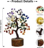 7 Chakra Tree of Life - Aesthetic Room Decor - Crystal Necklace - Nature Decor - Crystal Tree - Image 3