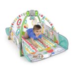 Bright Starts 5-in-1 Your Way Ball Play - Jumbo Play Mat Converts to Ball Pit Baby Gym, Newborn to Toddler - Totally Tropical (Green) - Image 4