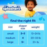 Pampers Swim Diapers - Splashers - Size 2-3, 20 Count, Gap-Free Disposable Baby Swimming Pants - Image 11