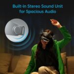 GOOVIS G3X XR Head Mounted Display – 800'' FHD Sony Micro-OLED Display, Dual Viewing Modes, Portable 3D Theater for Gaming、Streaming, Compatible with iPhone 16/Android/PC/Handhelds/PS5 - Image 6