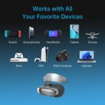 GOOVIS G3X XR Head Mounted Display – 800'' FHD Sony Micro-OLED Display, Dual Viewing Modes, Portable 3D Theater for Gaming、Streaming, Compatible with iPhone 16/Android/PC/Handhelds/PS5 - Image 7