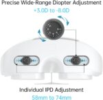 GOOVIS G3X XR Head Mounted Display – 800'' FHD Sony Micro-OLED Display, Dual Viewing Modes, Portable 3D Theater for Gaming、Streaming, Compatible with iPhone 16/Android/PC/Handhelds/PS5 - Image 8