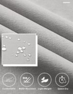 Libin Mens Golf Pants Stretch Work Dress Pants 30"/32"/34" Quick Dry Lightweight Casual Comfy Trousers with Pockets - Image 5