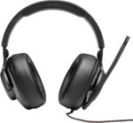 JBL Quantum 200 - Wired over-ear gaming headset with Voice focus directional flip-up mic and memory foam ear cushions (Black) - Image 9