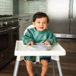 Tiny Twinkle Long Sleeve Bib for Babies & Toddlers | 2-Pack Waterproof Smock Bib for Eating | Machine Washable & Mess-Proof Feeding Essentials | Newborn Shower Gift (Slate Olive,6–24M) - Image 6