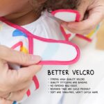 Tiny Twinkle Long Sleeve Bib for Babies & Toddlers | 2-Pack Waterproof Smock Bib for Eating | Machine Washable & Mess-Proof Feeding Essentials | Newborn Shower Gift (Slate Olive,6–24M) - Image 7