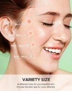 Acne Pimple Patch (180 Counts 4 Sizes), FSA Eligible Invisible Hydrocolloid Acne Patch with Tea Tree Oil & Calendula Oil, Acne Spot Patch Zit Patches for Face - Image 5