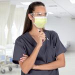 HALYARD FLUIDSHIELD 1 Disposable Procedure Mask w/SO SOFT Lining and SO SOFT Earloops, Yellow, Level 1, 25867 (Box of 50) - Image 4