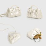 Beatfull Evening Purse Women Small Pearl Handbags Soft Leather Ruched Bag Wedding Bridal Clutch Party Prom Crossbody Purses - Image 9