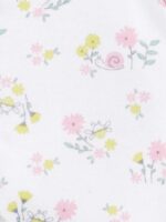 Simple Joys by Carter's baby-girls 3-pack Snap-up Rompers - Image 4