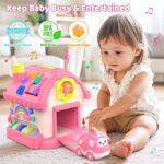 Montessori Toys for 1 Year Old Girl Gifts, 12-in-1 Musical House Toddler Learning Toys for 1-2, 1st First Birthday Gifts for Girls and Boys Baby 6-12 12-18 6-24 Months - Image 6