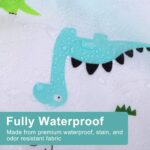 Accmor 4 Pack Long Sleeve Bibs, Baby Smock Waterproof Sleeved Bib Smock for Baby Toddler 6-36 Months - Image 4