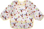 Accmor 4 Pack Long Sleeve Bibs, Baby Smock Waterproof Sleeved Bib Smock for Baby Toddler 6-36 Months - Image 9
