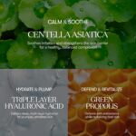 VT COSMETICS CICA Daily Soothing Mask 30 Sheets, Centella Asiatica & Hyaluronic Acid for Moisturizing & Hydrating, Instant Calm & Glow, Skin Softening Facial Mask, Korean Face Mask - Image 4