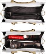 TIBES Shiny Patent Leather Women Purses Satchel Handbags Ladies Fashion Top Handle Handbags Crossbody Shoulder Bags - Image 6