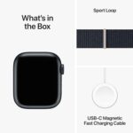 Apple Watch Series 9 [GPS 41mm] Smartwatch with Midnight Aluminum Case with Midnight Sport Loop. Fitness Tracker, Blood Oxygen & ECG Apps, Always-On Retina Display, Carbon Neutral - Image 7