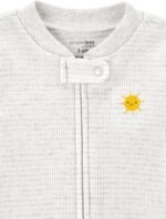 Simple Joys by Carter's unisex-baby 2-way Zip Thermal Footed Sleep and Play, Pack of 2 - Image 5