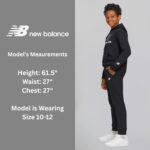 New Balance Boys & Toddlers Athletic 2 Piece – Soft Fleece Pullover Hoodie & Joggers Sweatsuit Activewear Set (2T-12) - Image 4