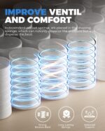 GTPLAYER Big & Tall Gaming Chair with Footrest – Extra Wide Ergonomic Reclining Chair for Adults, High-Back Silla Game with Spring Cushion & Linkage Armrest,Blue【Velvet】 - Image 8