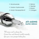 Anti-Aging Serum, Firming Wrinkle Cream for Face, Instant Face Lift & Skin Tightening Cream, Rapid Wrinkle Remover for Cheek and Neck - Image 4