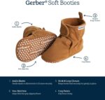 Gerber Baby Fleece Lined Wrap Fasten Non Skid Soft Slipper Booties - Image 7